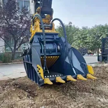Trituradora de mandíbulas con cangilones