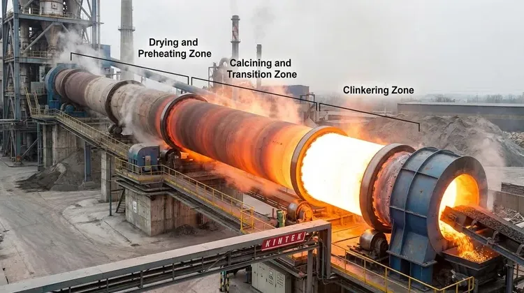 Operating Conditions of Different Kiln Zones and Their Impact on Refractory Performance