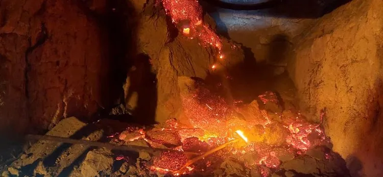Sự hình thành người tuyết trong lò nung xi măng quay