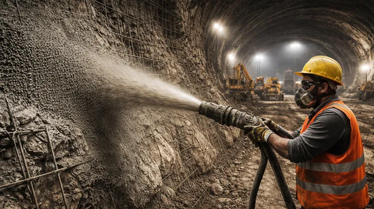 Shotcrete Applications in Tunnels, Mines, and Slopes