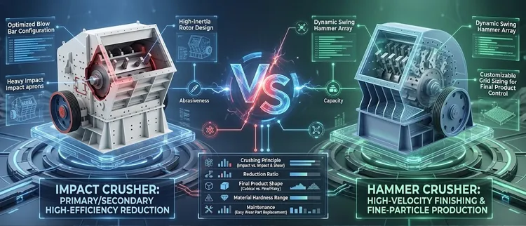 Britador de impacto vs. Britador de martelo