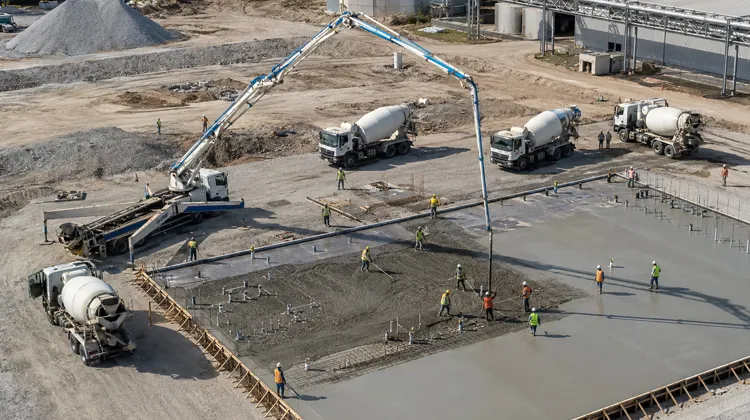 How Should You Schedule Concrete Trucks for a Large Pour