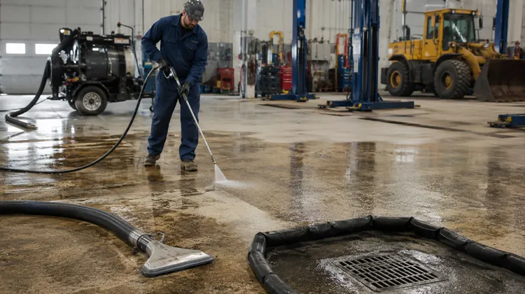Method 4 Use Hot-Water Pressure Washing for Larger Areas